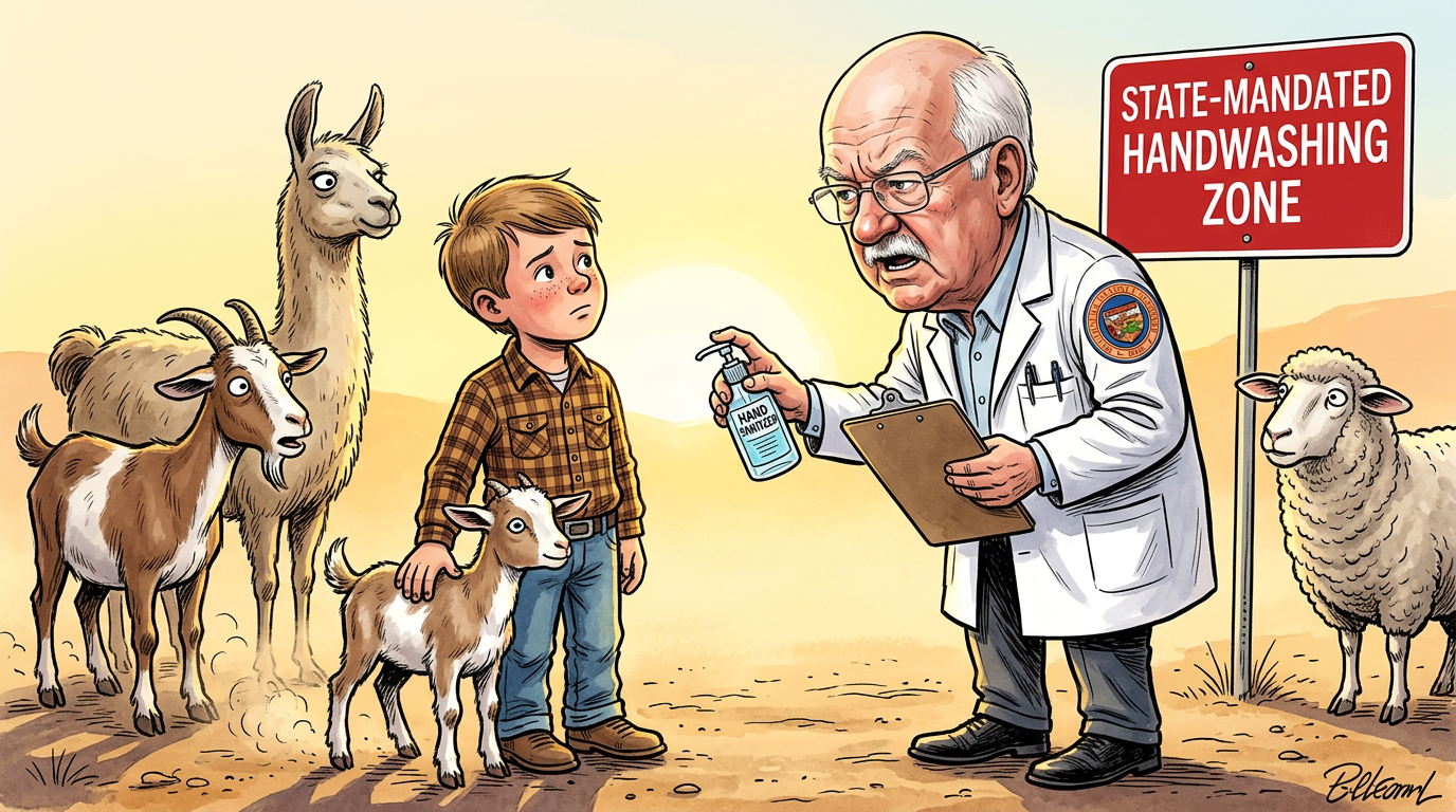 Wrote a Bill Mandating Hand-Washing at Petting Zoos.